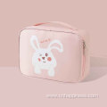 Cute Waterproof Handle Cosmetic Bag with Customized LOGO